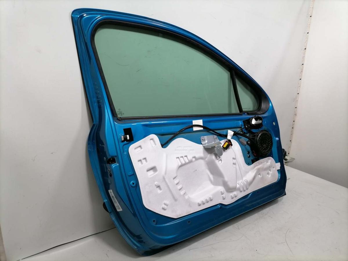 Peugeot 207 original T&uuml;r vorn links KMU Blaumetallic 3-T&uuml;rer Bj.2008